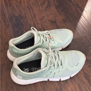 Salomon Mint Green Athletic Shoes